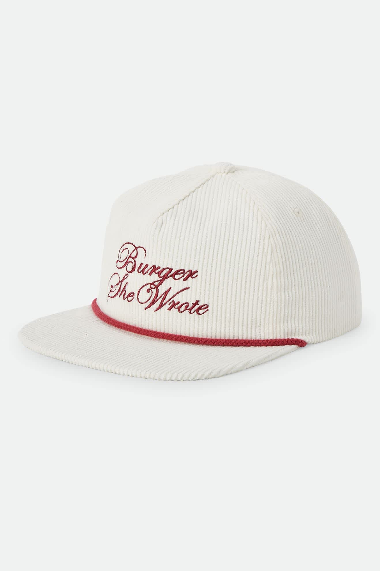Image of Burger She Wrote Snapback - Natural