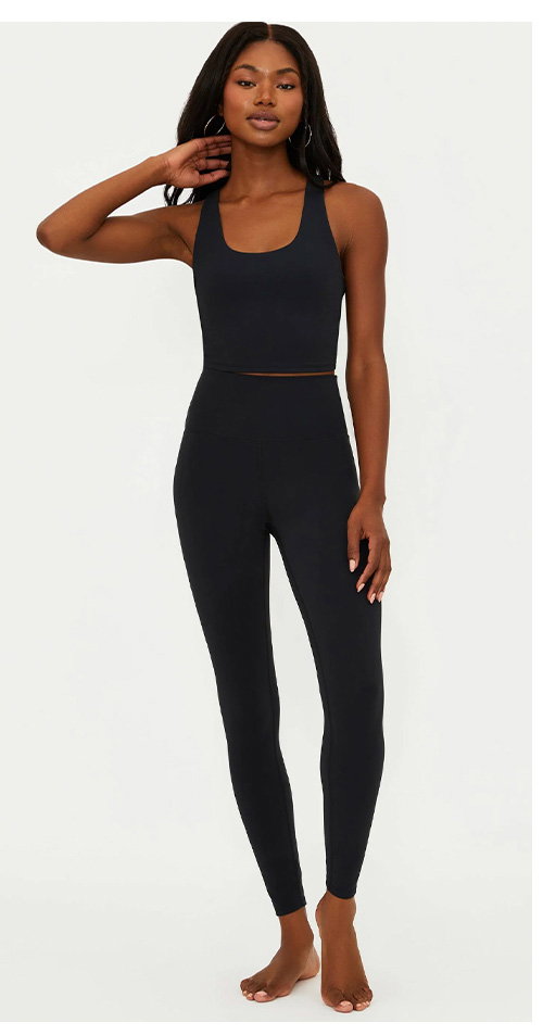 Black activewear