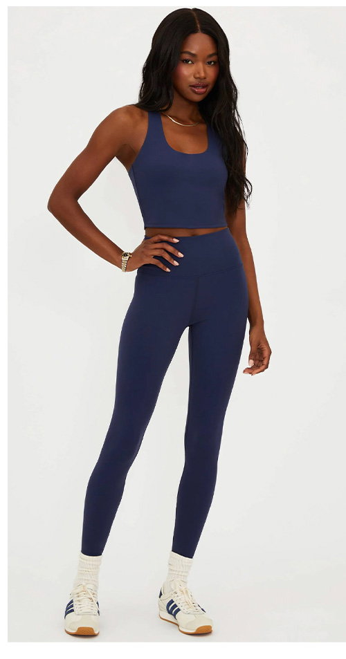 Blue activewear