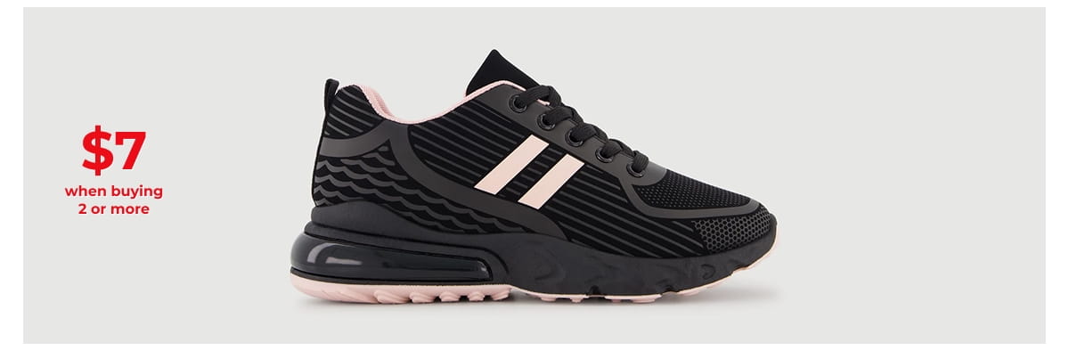 Shop Stripe Detail Lace Up Athletic Sneakers