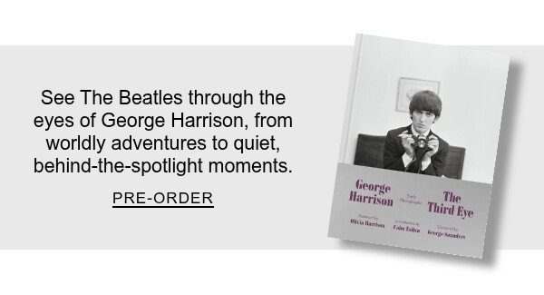See The Beatles through the eyes of George Harrison, from worldly adventures to quiet, behind-the-spotlight moments. | PRE-ORDER