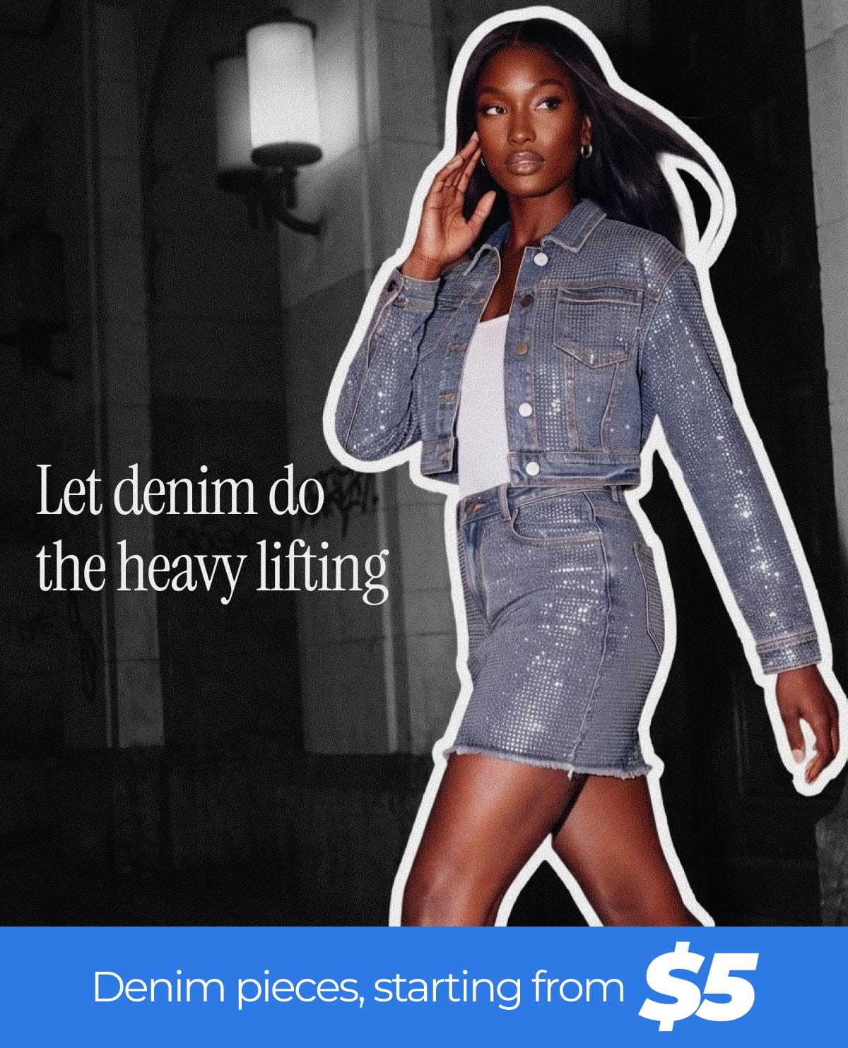 Shop Denim pieces, starting from $5