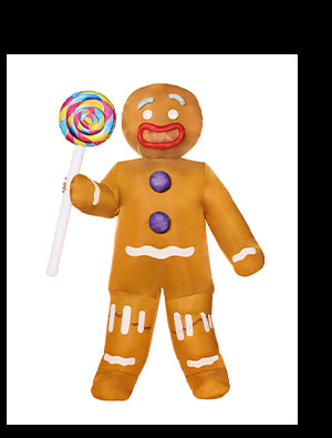 Adult Gingy Inflatable Costume - Shrek