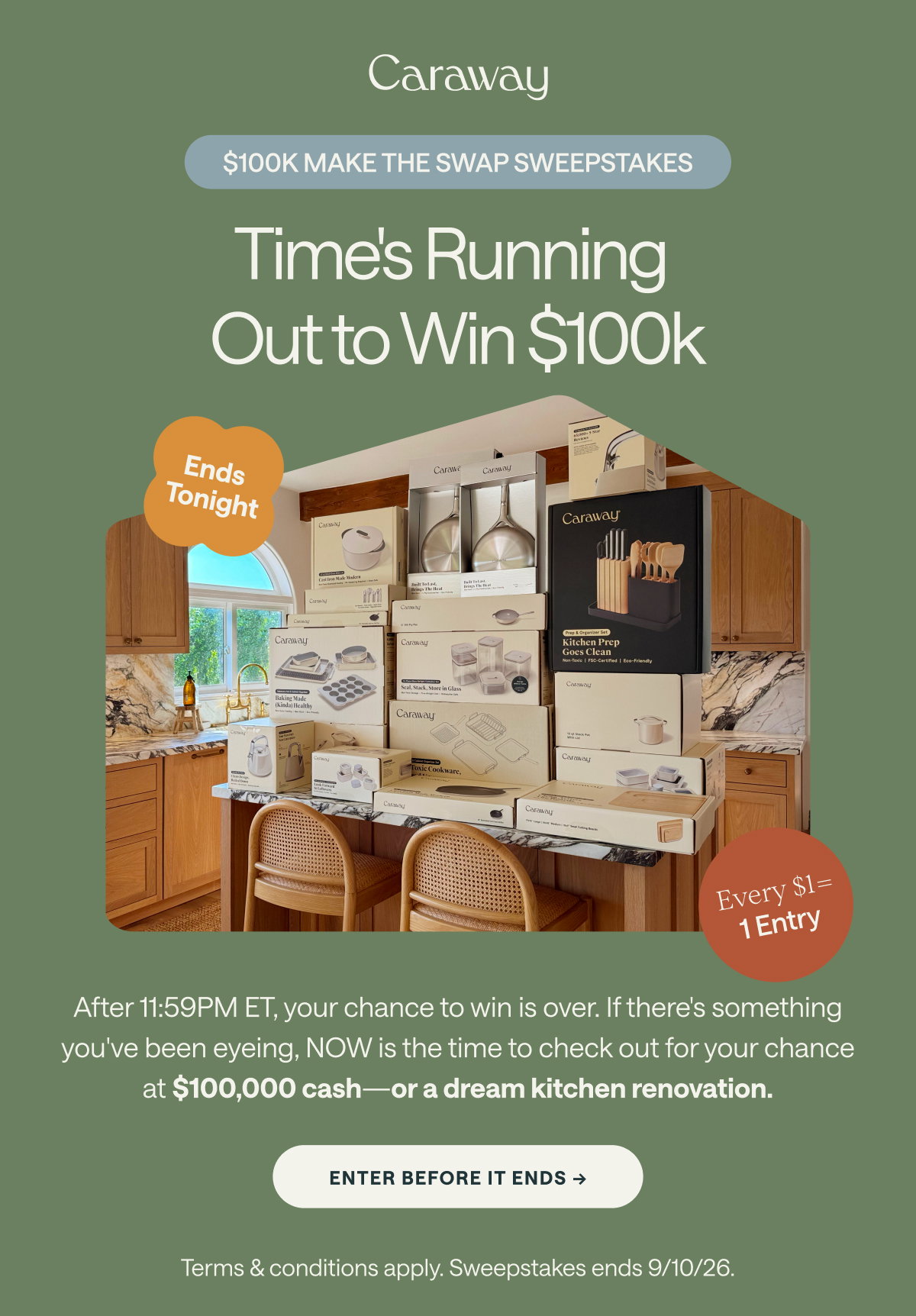 Time's Running Out to Win 100k | Enter Before It Ends 