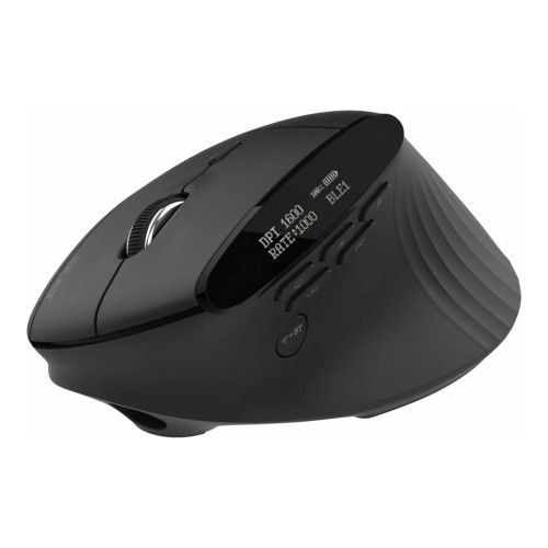 Acer Smart Fit Vertical 1600 DPI Right-hand RF Wireless Mouse - Black