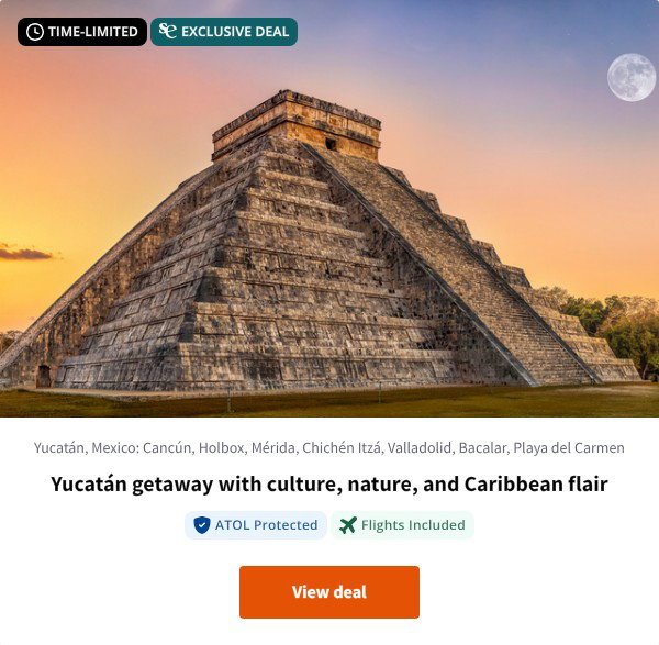Yucatán getaway with culture, nature, and Caribbean flair