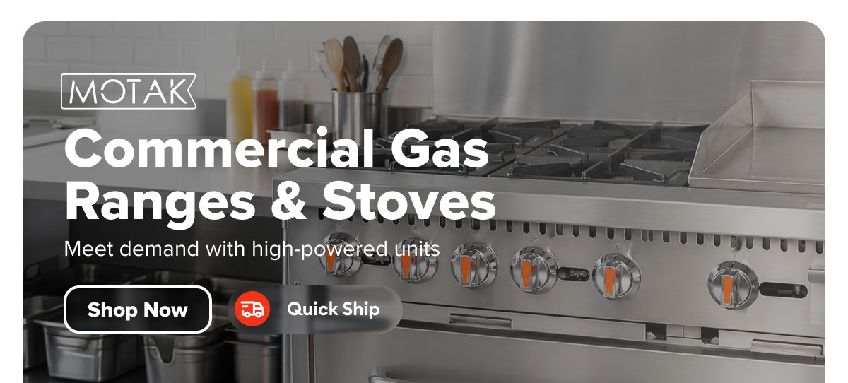 MoTak Commercial Gas Ranges & Stoves