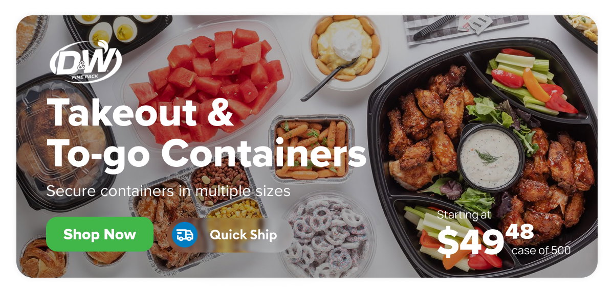 D&W Fine Pack Takeout Containers & To-Go Boxes