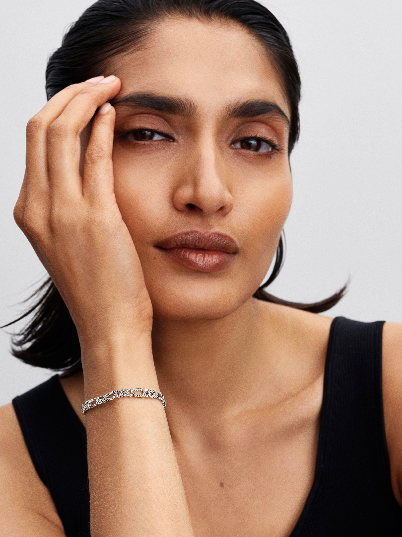 Oval Cuban Chain Bracelet