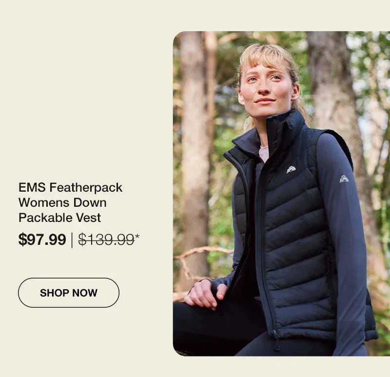 EMS Featherpack Womens Down Packable Gilet