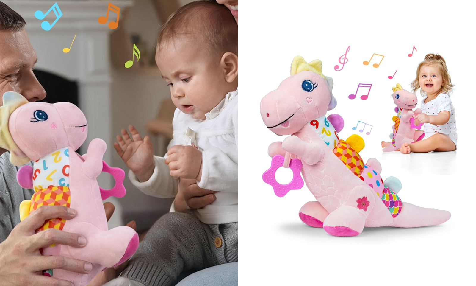 Baby Dino Plush Soft Stuffed Animal Toy