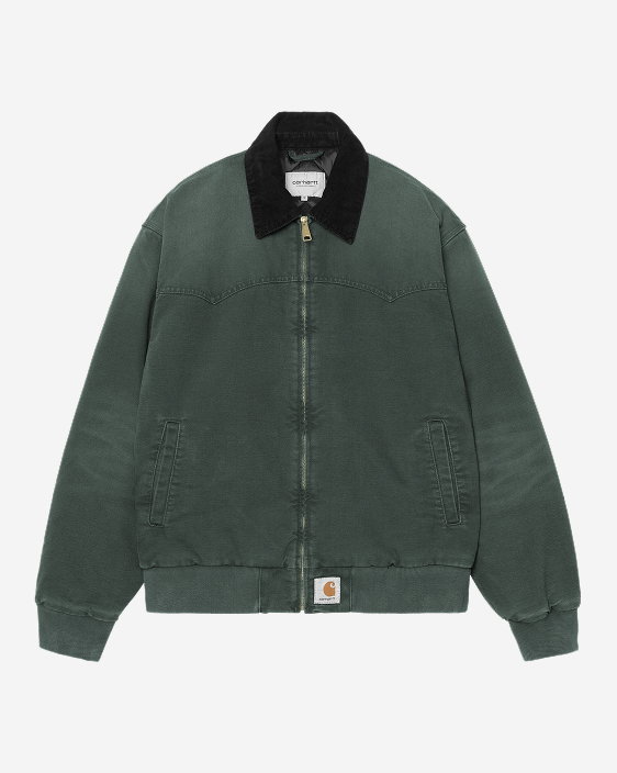 Carhartt WIP OG Santa Fe Jacket | Raven / Black (Stone Canvas)