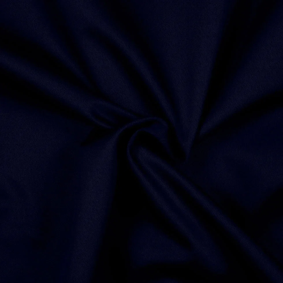 Image of Organic Cotton Twill - Navy - Stratton Collection