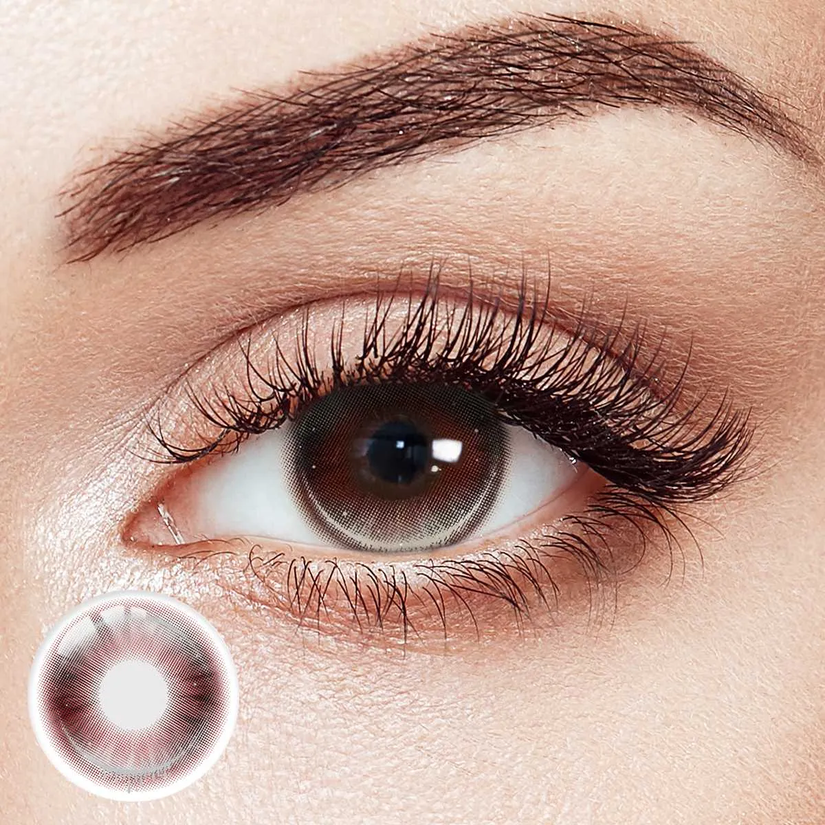 Witch's Tears Gray Costume Yearly Contact Lenses | 2 Pcs