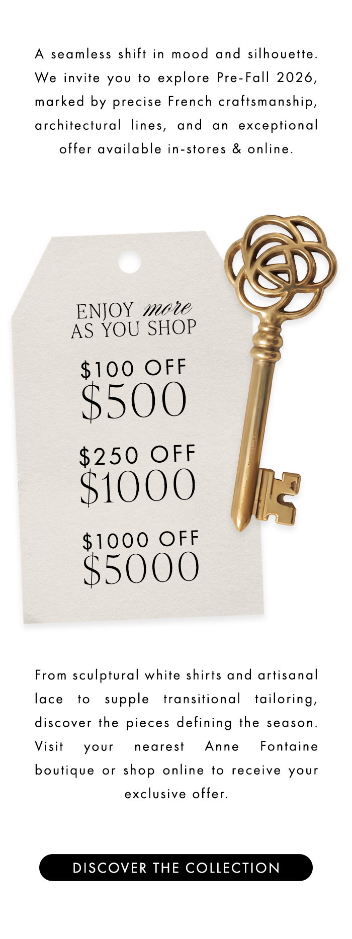 PRE-FALL VIP OFFER: SHOP NOW