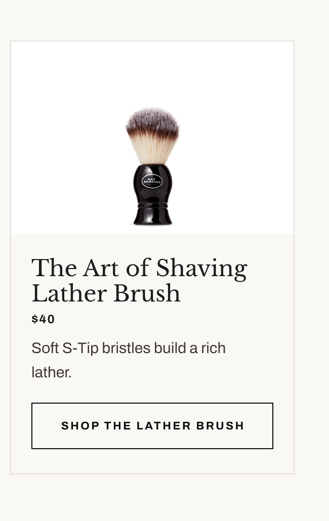 Product image of the Shaving Later Brush and 