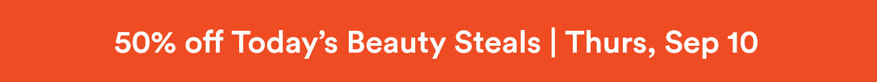 50% off today's beauty steals