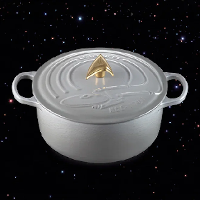 Le Creuset Star Trek Enterprise Round Dutch Oven, 26cm