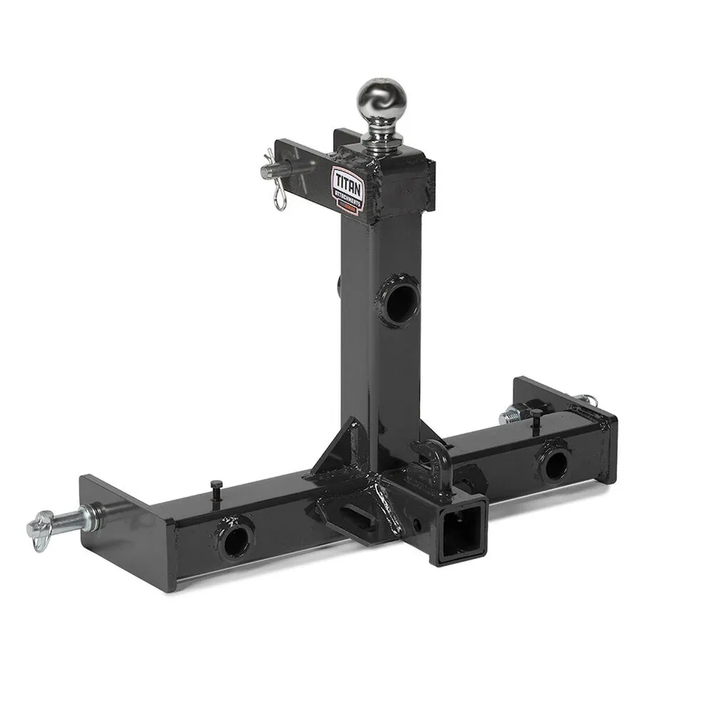 Image of Standard Series 3 Point Gooseneck Trailer Hitch and Hay Bale Attachment