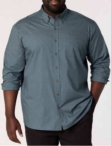 Easy-Care Solid Sport Shirt