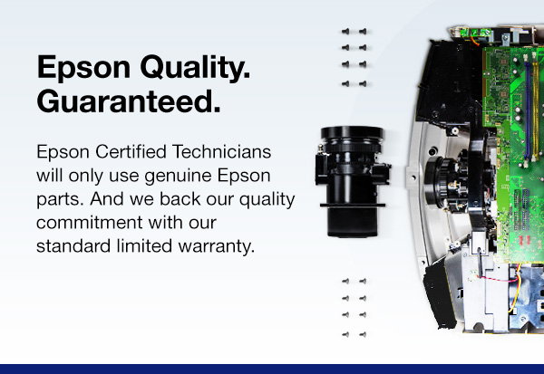 Epson Quality Guaranteed.
