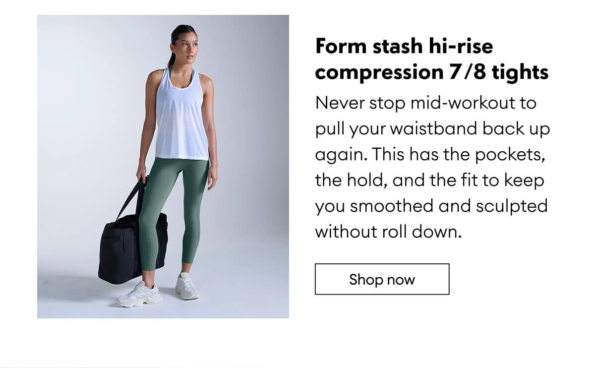 Form stash hi-rise compression 7/8 tights | Shop now