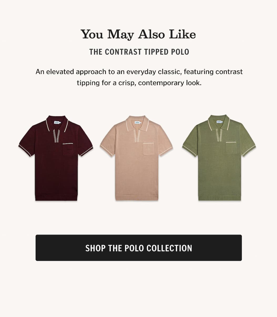 You May Also Like the Contrast Tipped Polo