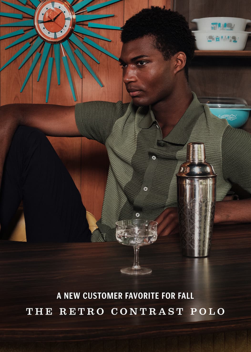 Shop The Retro Contrast Polo