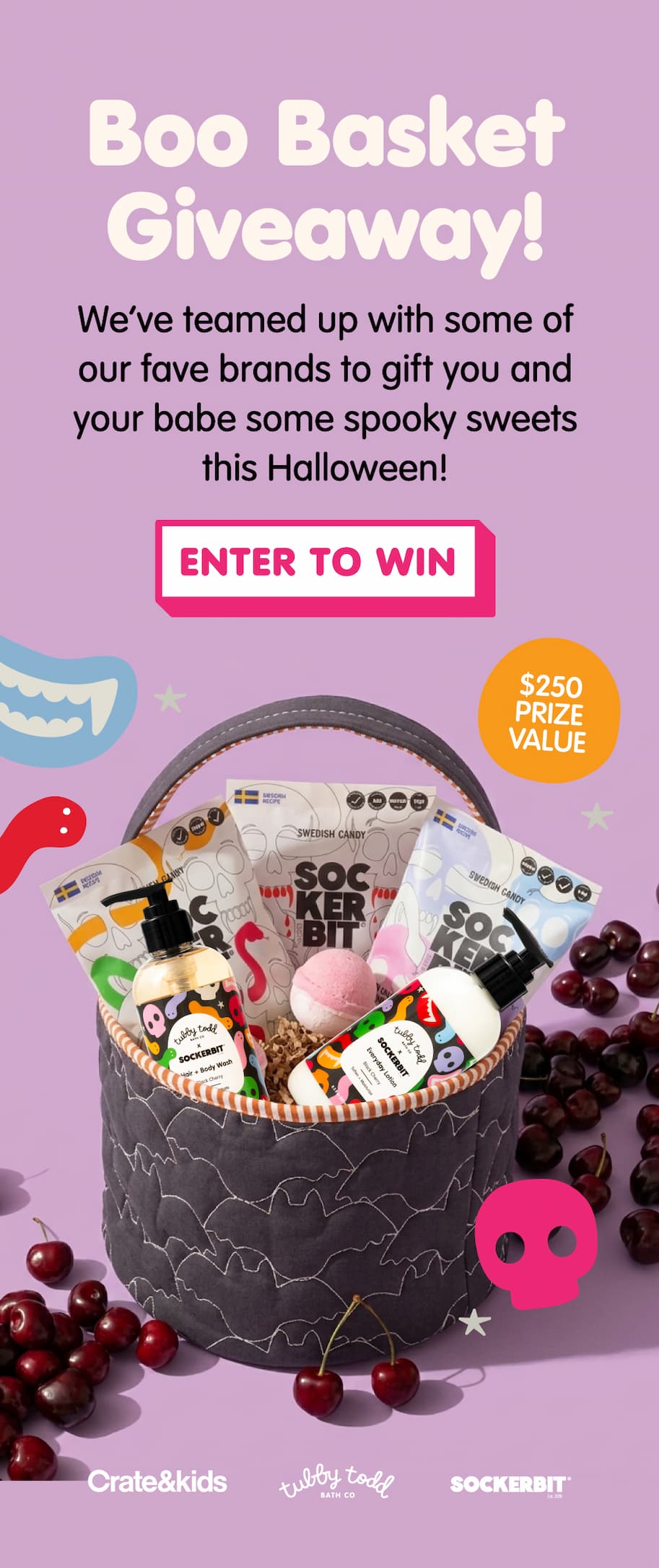 enter to win a $250 boo basket!