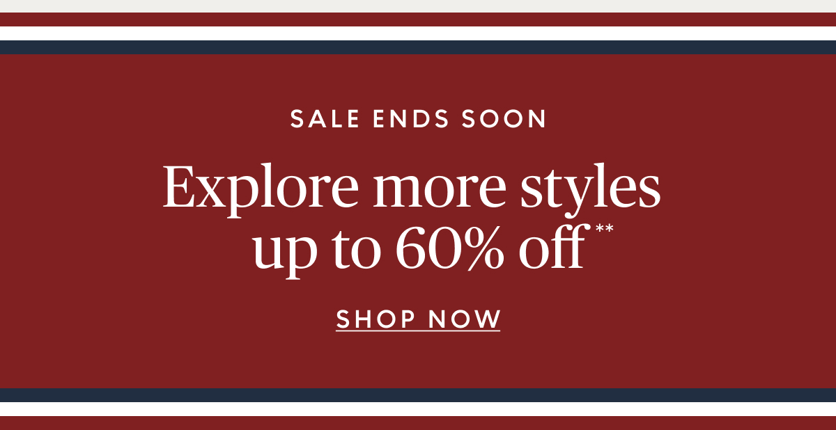 Up to 60% off
