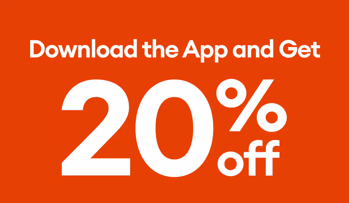 Download the App and Get 20% off