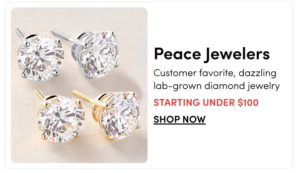 Peace Jewelers | Customer favorite, dazzling lab-grown diamond jewelry – Starting Under $100