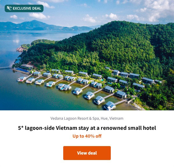 5* lagoon-side Vietnam stay at a renowned small hotel