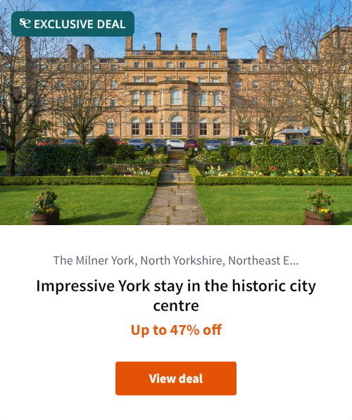 Impressive York stay in the historic city centre