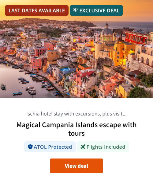 Magical Campania Islands escape with tours