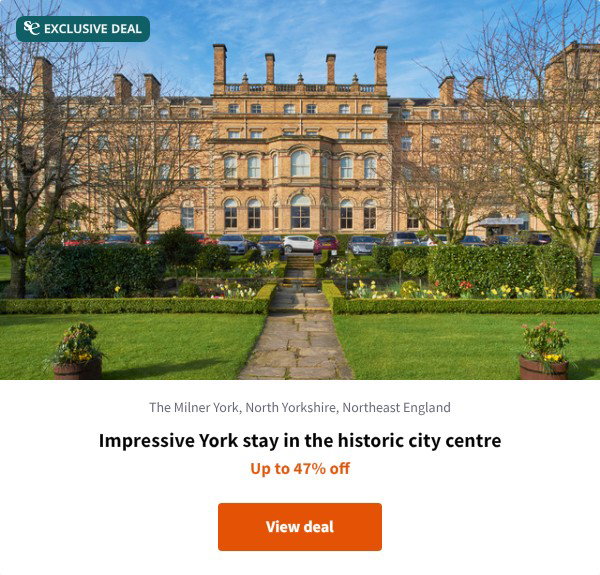 Impressive York stay in the historic city centre