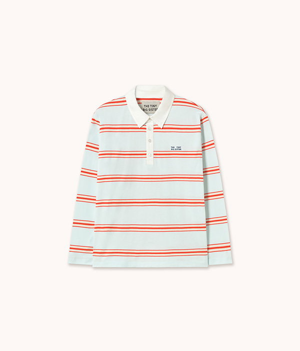 STRIPED POLO TEE