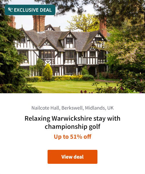 Relaxing Warwickshire stay with championship golf