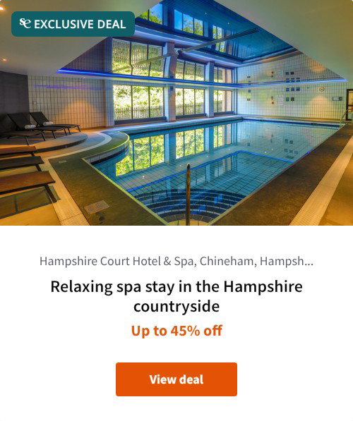 Relaxing spa stay in the Hampshire countryside