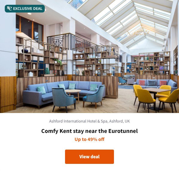 Comfy Kent stay near the Eurotunnel