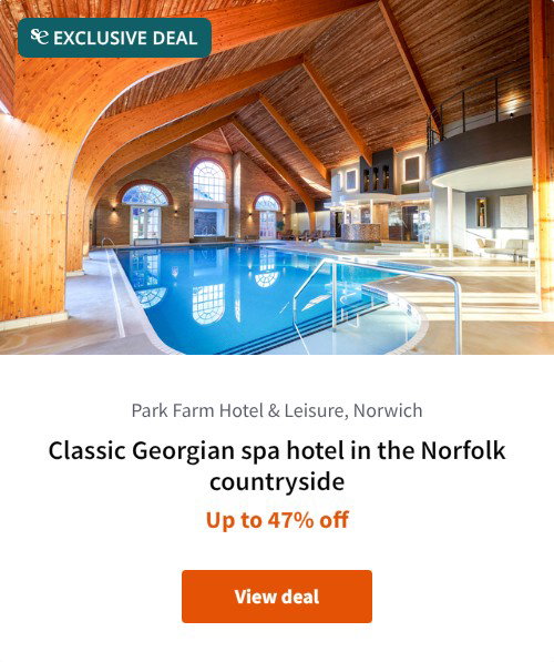 Classic Georgian spa hotel in the Norfolk countryside
