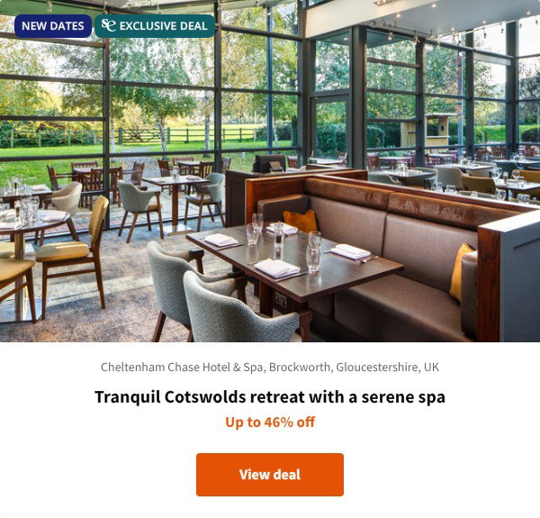 Tranquil Cotswolds retreat with a serene spa