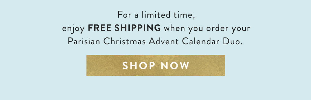 Shop Advent Calendar Free Shipping Duo