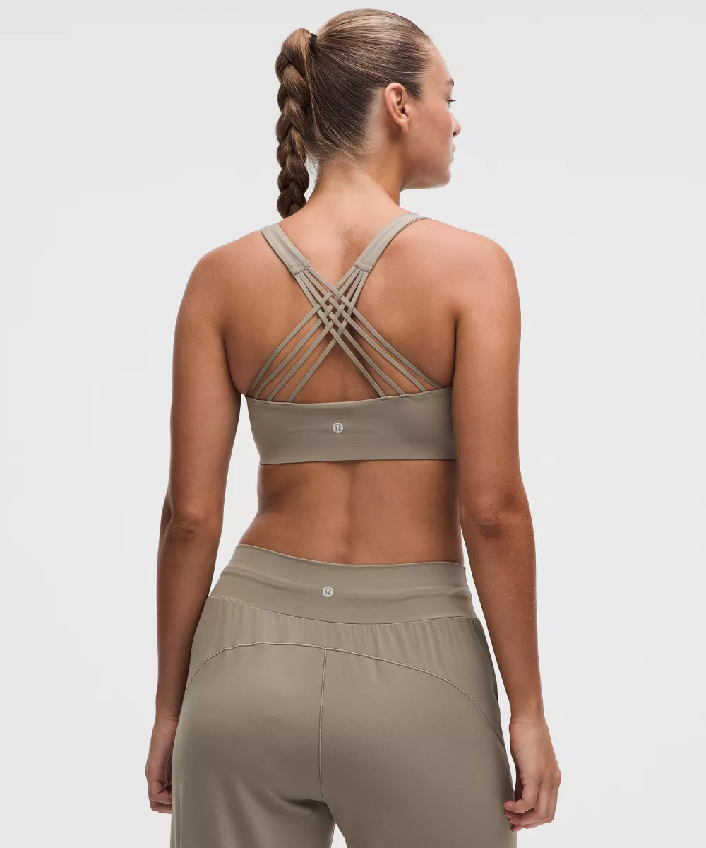 FlexyFlex Strappy Yoga Bra Light Support
