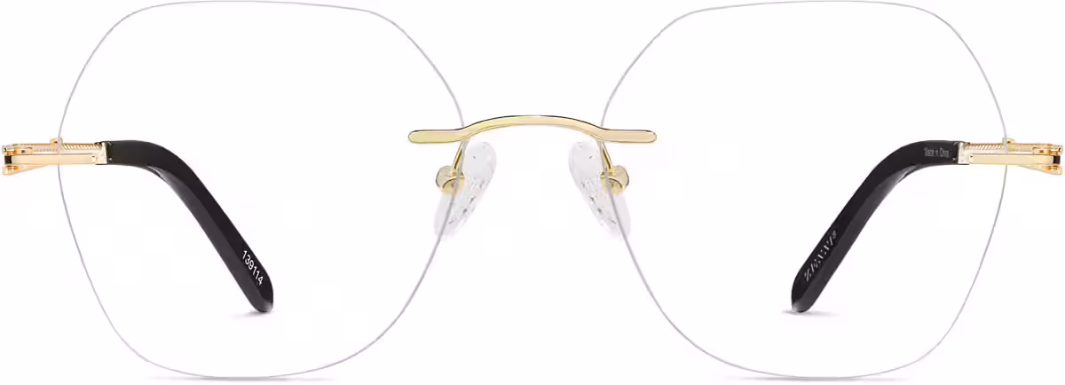 Customizable Titanium Rimless Glasses