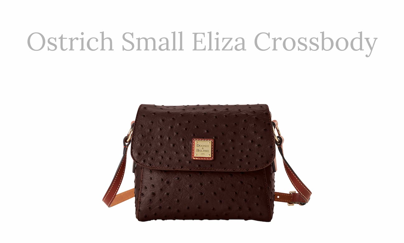 Ostrich Small Eliza Crossbody