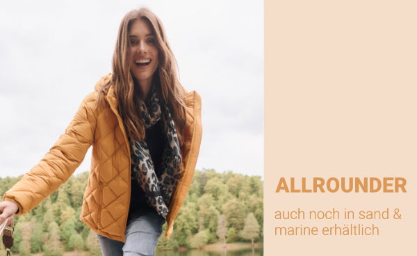 Leichte Steppjacke mit Kapuze