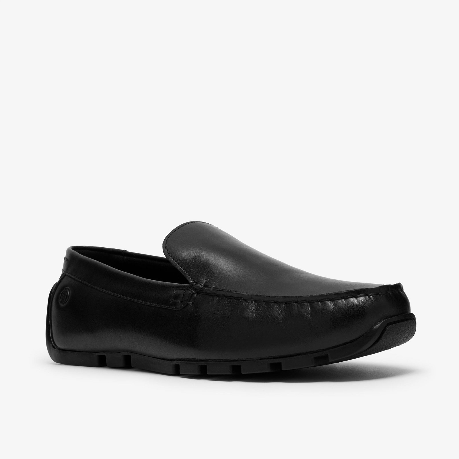 Shop Corsley Plain Black Leather