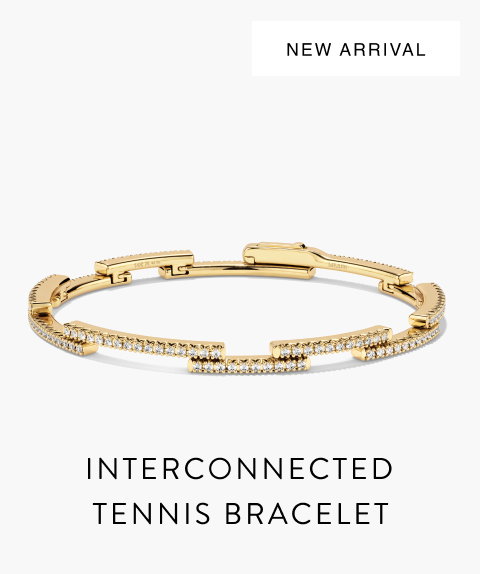 Interconnected Tennis Bracelet.