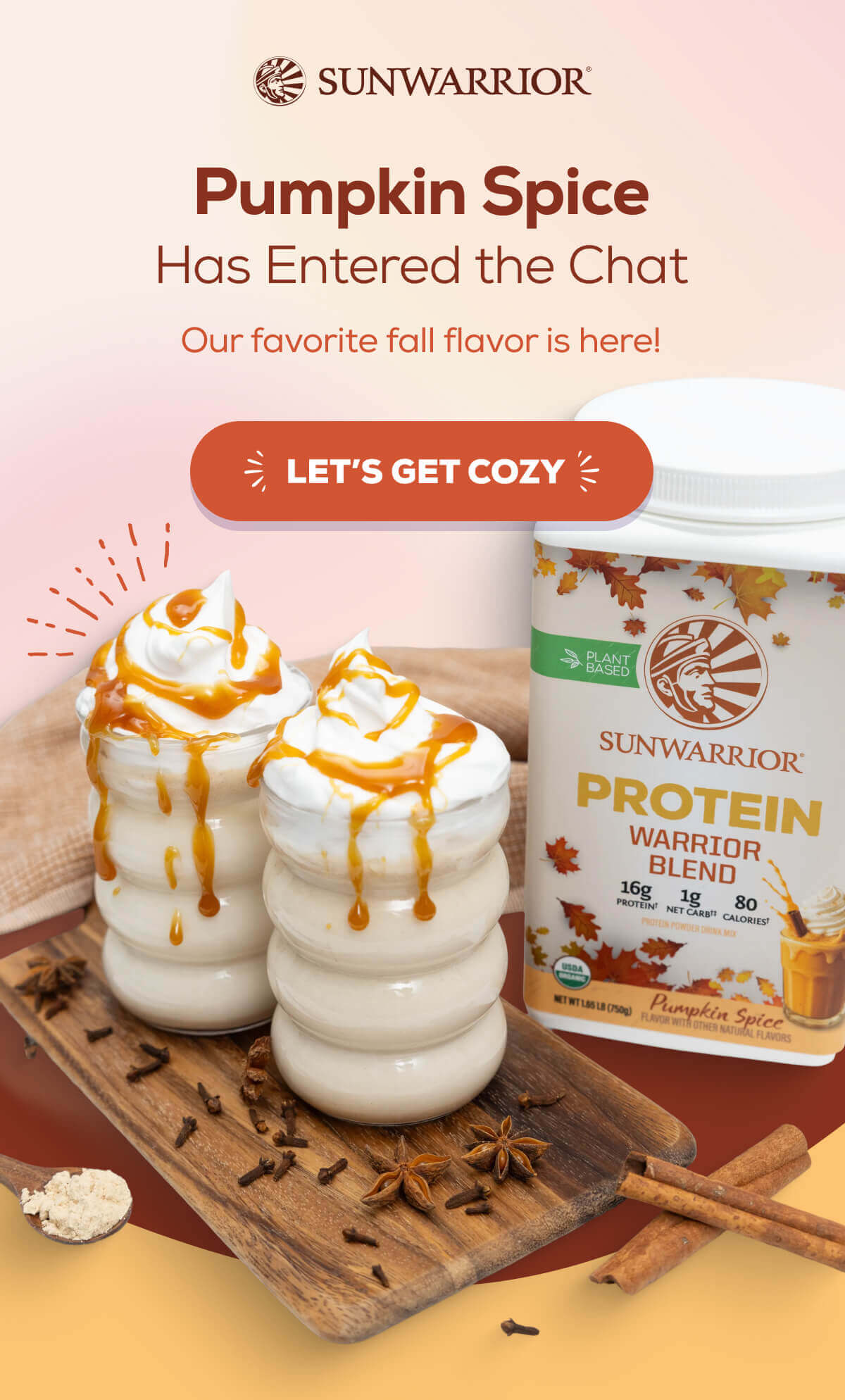 Pumpkin Spice Has Entered the Chat Our favorite fall flavor is here!  LET’S GET COZY